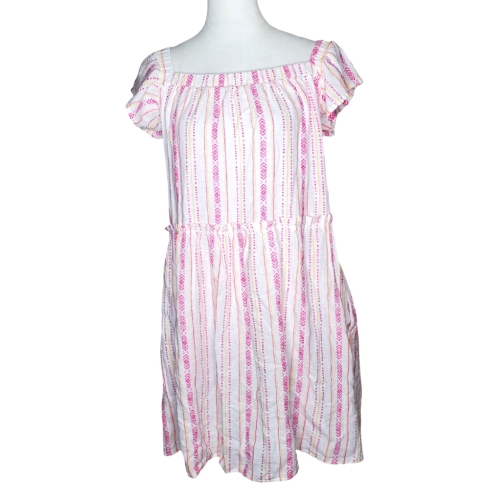 Time And Tru Plus Size Linen Blend Sundress